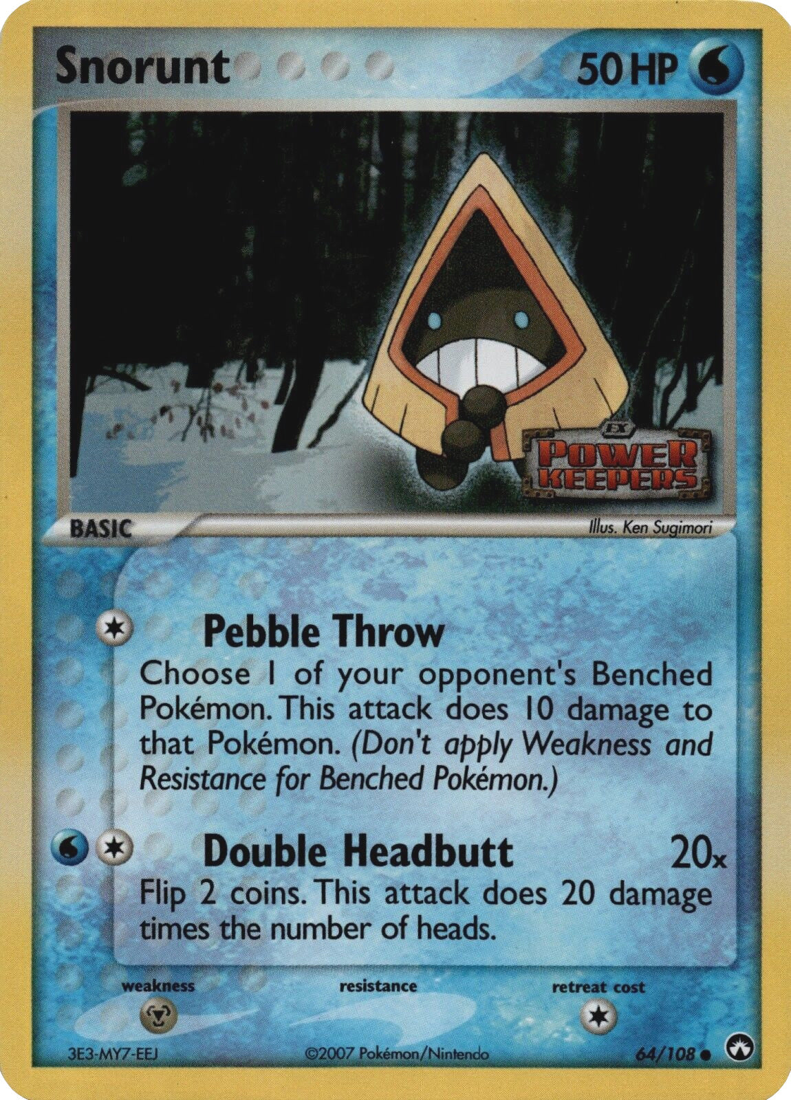 Snorunt (64/108) (Stamped) [EX: Power Keepers] | Dumpster Cat Games