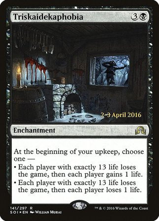 Triskaidekaphobia [Shadows over Innistrad Promos] | Dumpster Cat Games