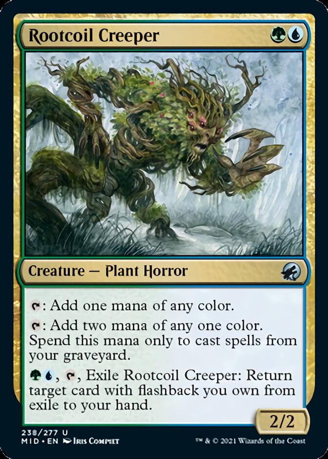 Rootcoil Creeper [Innistrad: Midnight Hunt] | Dumpster Cat Games