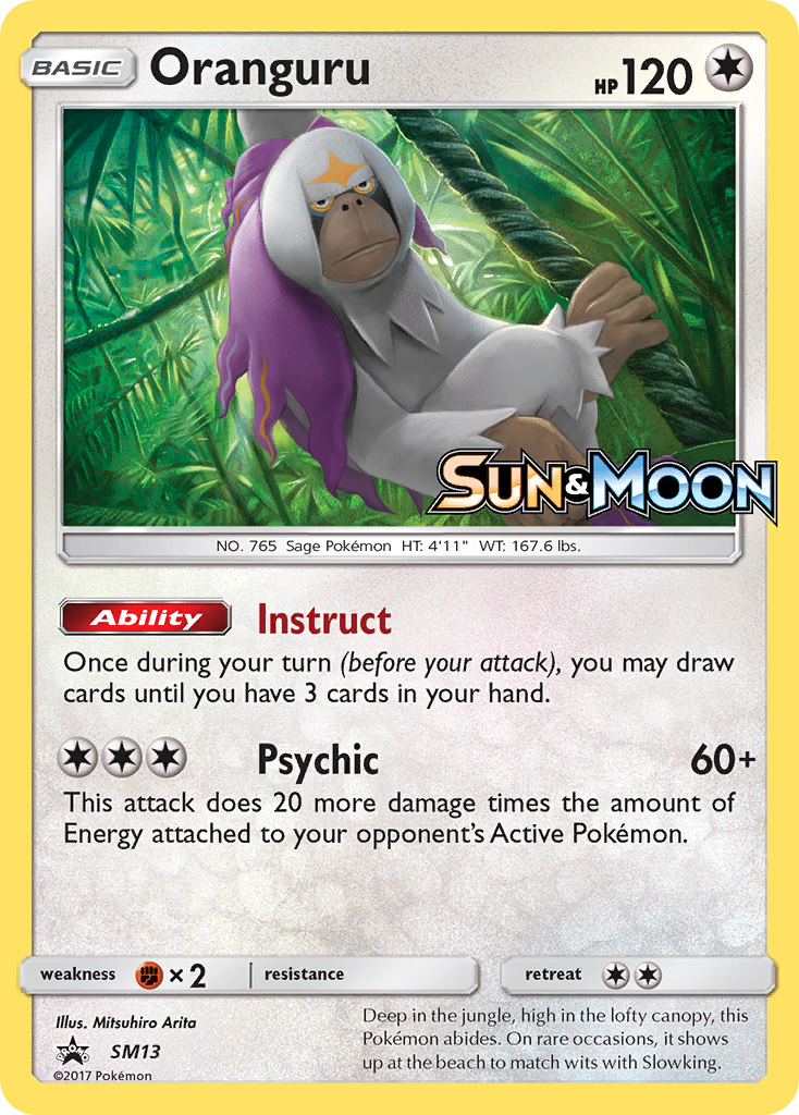 Oranguru (SM13) [Sun & Moon: Black Star Promos] | Dumpster Cat Games