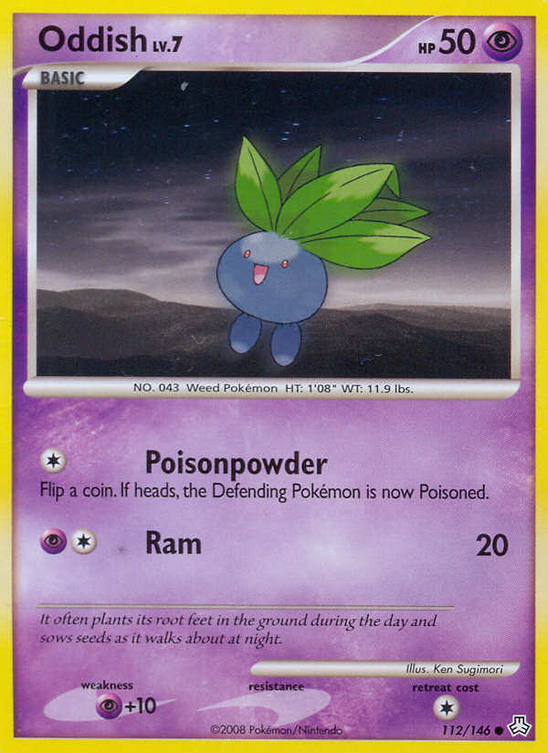 Oddish (112/146) [Diamond & Pearl: Legends Awakened] | Dumpster Cat Games