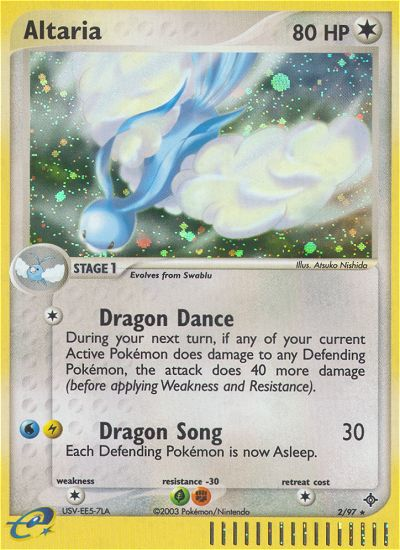 Altaria (2/97) [EX: Dragon] | Dumpster Cat Games