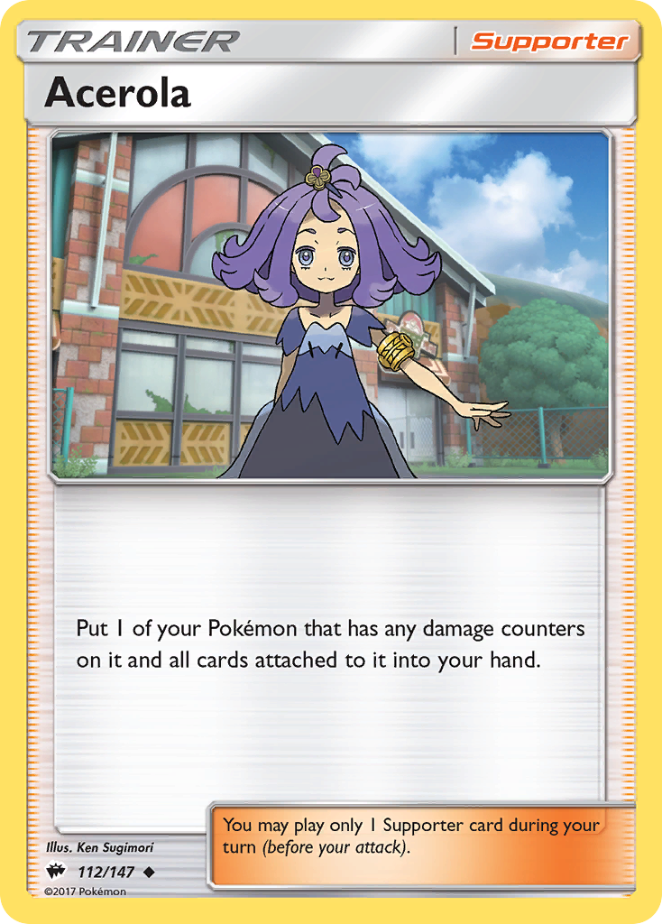 Acerola (112/147) [Sun & Moon: Burning Shadows] | Dumpster Cat Games