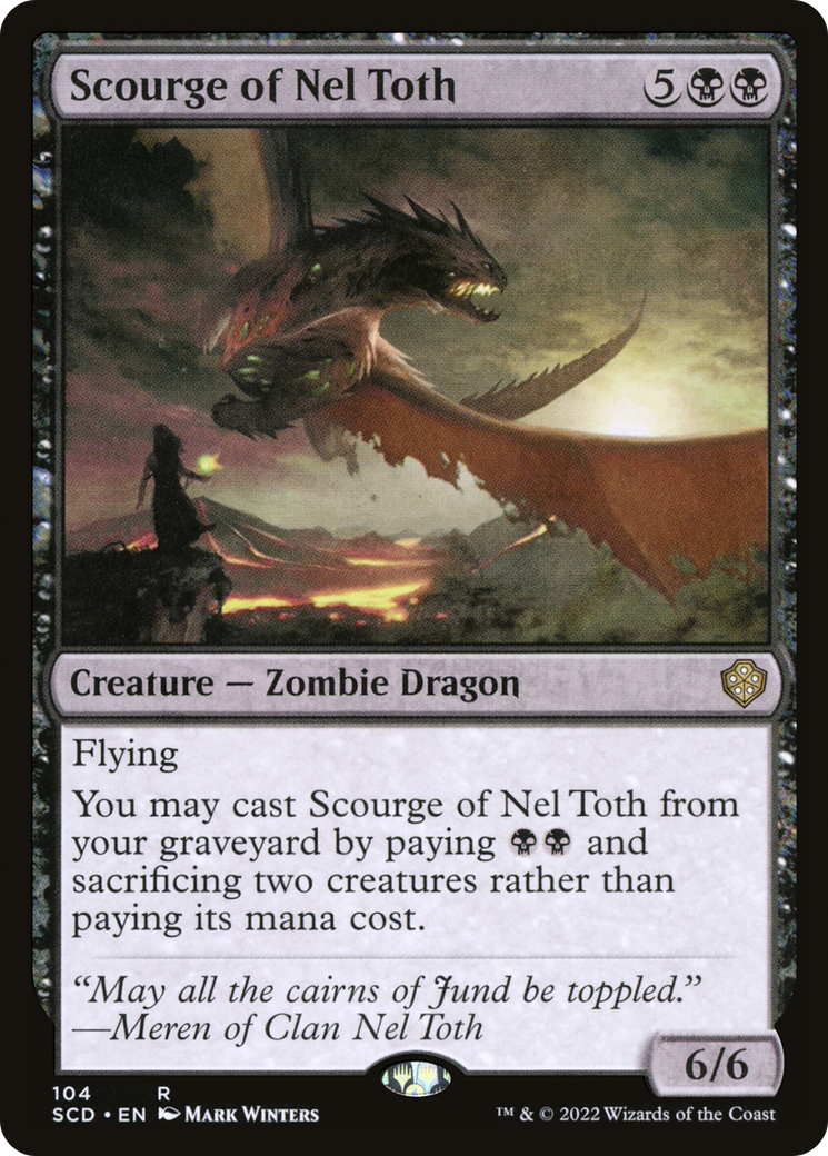 Scourge of Nel Toth [Starter Commander Decks] | Dumpster Cat Games