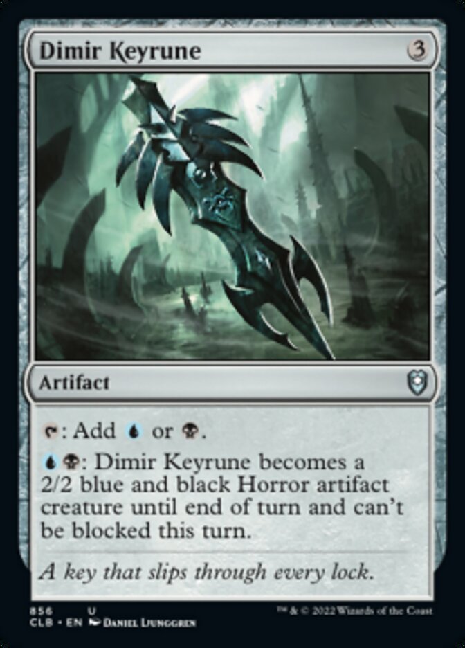 Dimir Keyrune [Commander Legends: Battle for Baldur's Gate] | Dumpster Cat Games