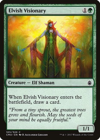 Elvish Visionary [Commander Anthology] | Dumpster Cat Games