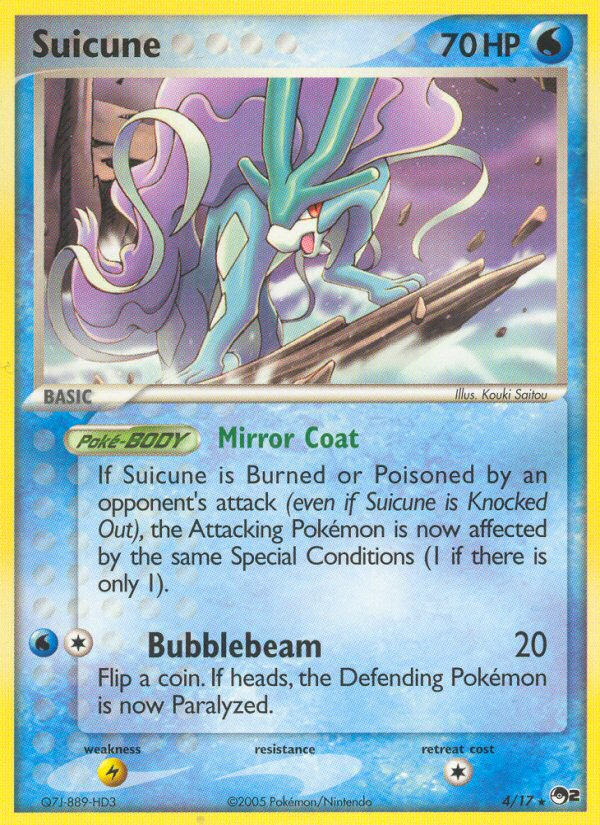 Suicune (4/17) [POP Series 2] | Dumpster Cat Games