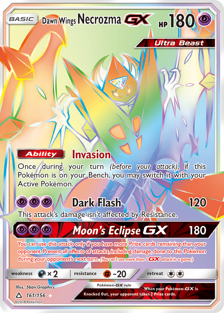 Dawn Wings Necrozma GX (161/156) [Sun & Moon: Ultra Prism] | Dumpster Cat Games