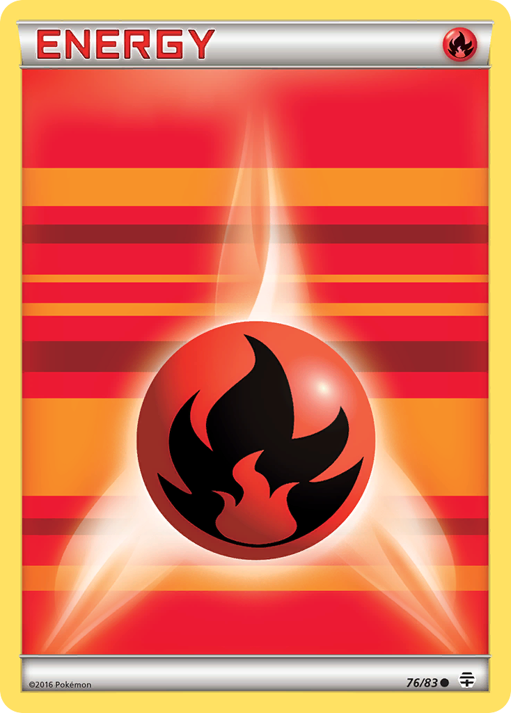 Fire Energy (76/83) [XY: Generations] | Dumpster Cat Games