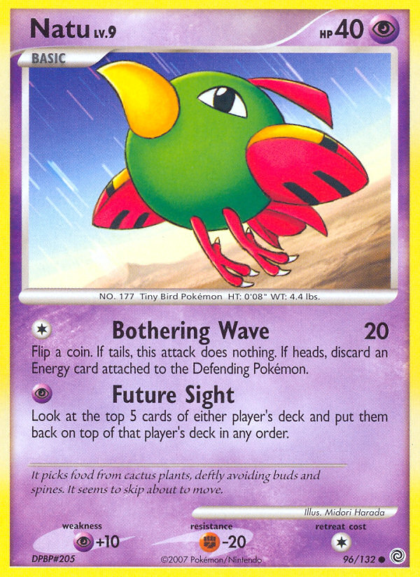 Natu (96/132) [Diamond & Pearl: Secret Wonders] | Dumpster Cat Games