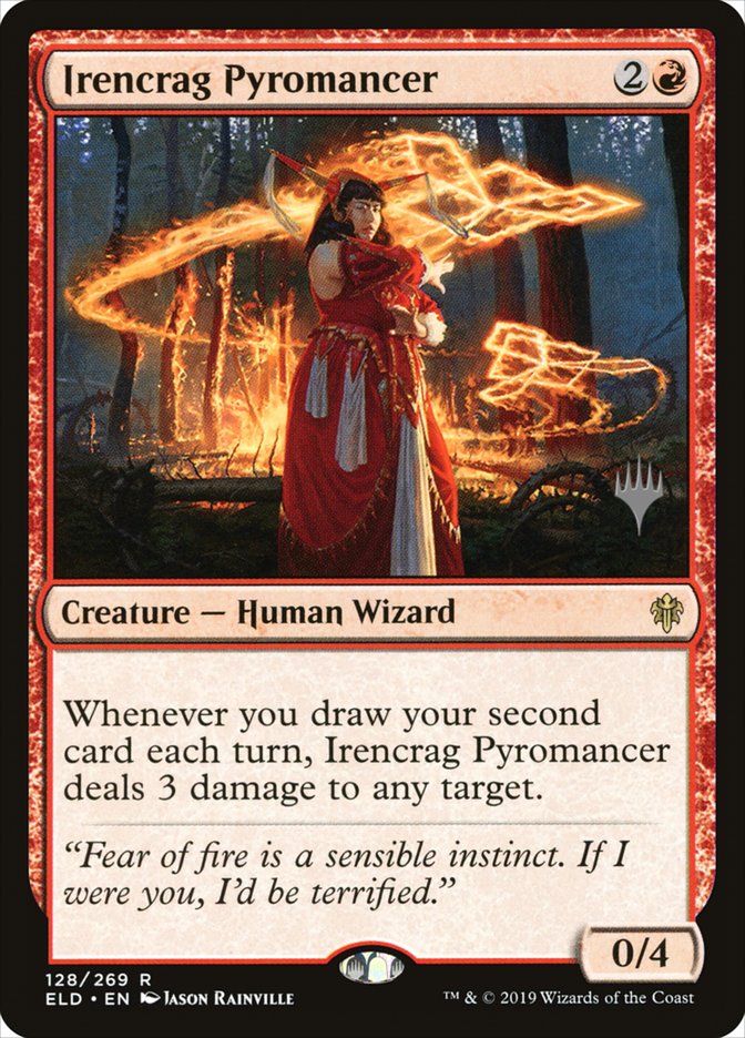 Irencrag Pyromancer (Promo Pack) [Throne of Eldraine Promos] | Dumpster Cat Games