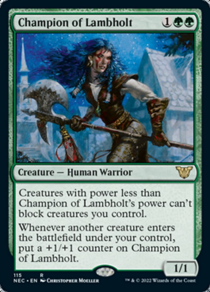 Champion of Lambholt [Kamigawa: Neon Dynasty Commander] | Dumpster Cat Games