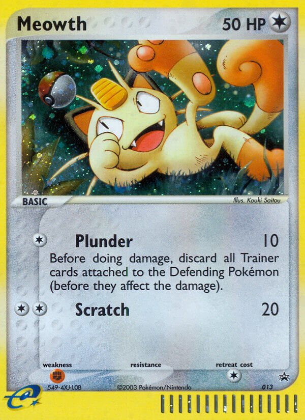 Meowth (013) [Nintendo: Black Star Promos] | Dumpster Cat Games