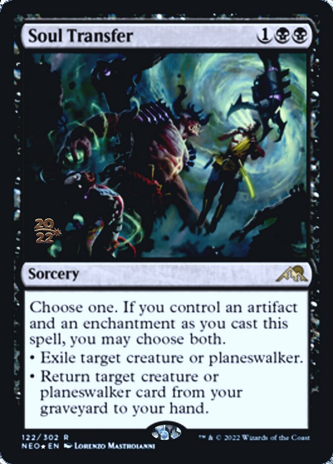 Soul Transfer [Kamigawa: Neon Dynasty Prerelease Promos] | Dumpster Cat Games