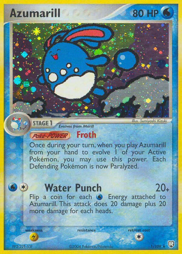 Azumarill (1/109) (Theme Deck Exclusive) [EX: Team Rocket Returns] | Dumpster Cat Games