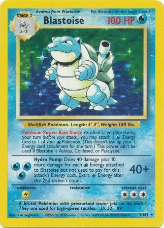 Blastoise (2/102) [Base Set Unlimited] | Dumpster Cat Games