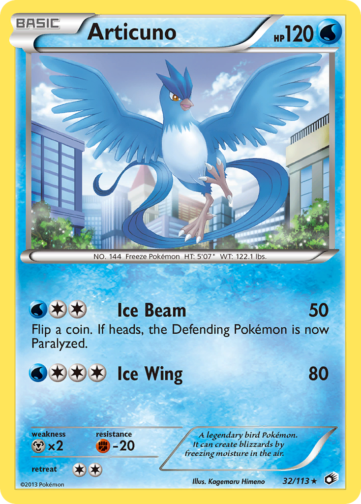 Articuno (32/113) [Black & White: Legendary Treasures] | Dumpster Cat Games