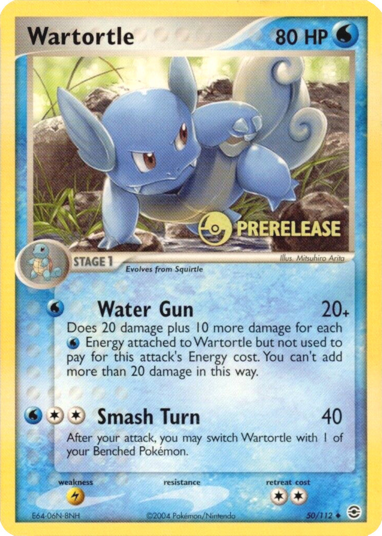 Wartortle (50/112) (Prerelease) [EX: FireRed & LeafGreen] | Dumpster Cat Games