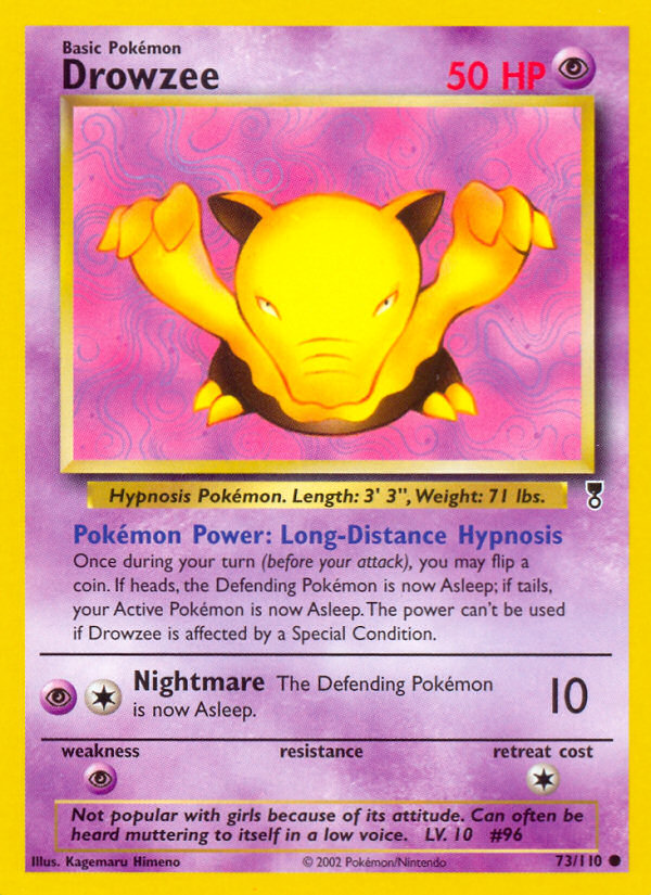 Drowzee (73/110) [Legendary Collection] | Dumpster Cat Games