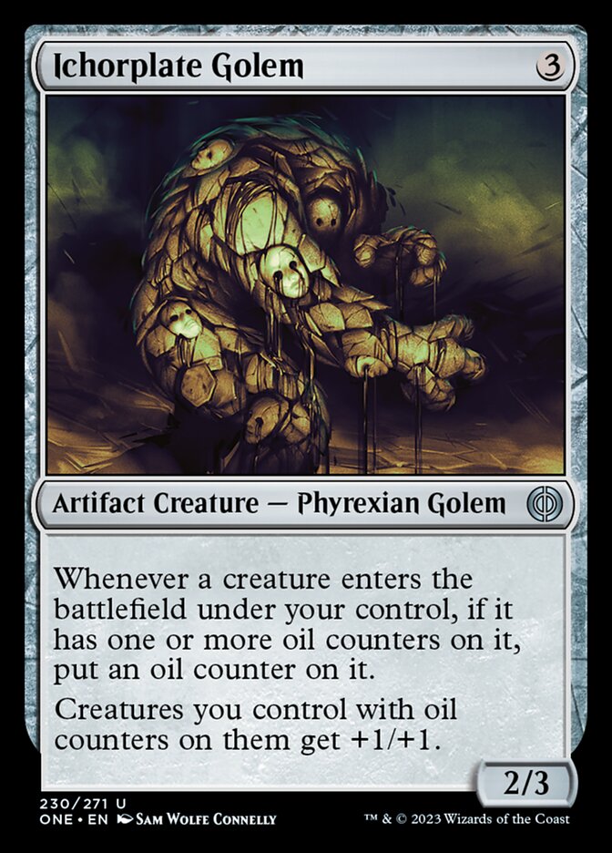 Ichorplate Golem [Phyrexia: All Will Be One] | Dumpster Cat Games