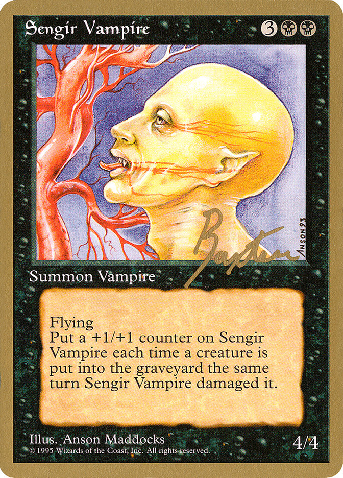 Sengir Vampire (George Baxter) [Pro Tour Collector Set] | Dumpster Cat Games