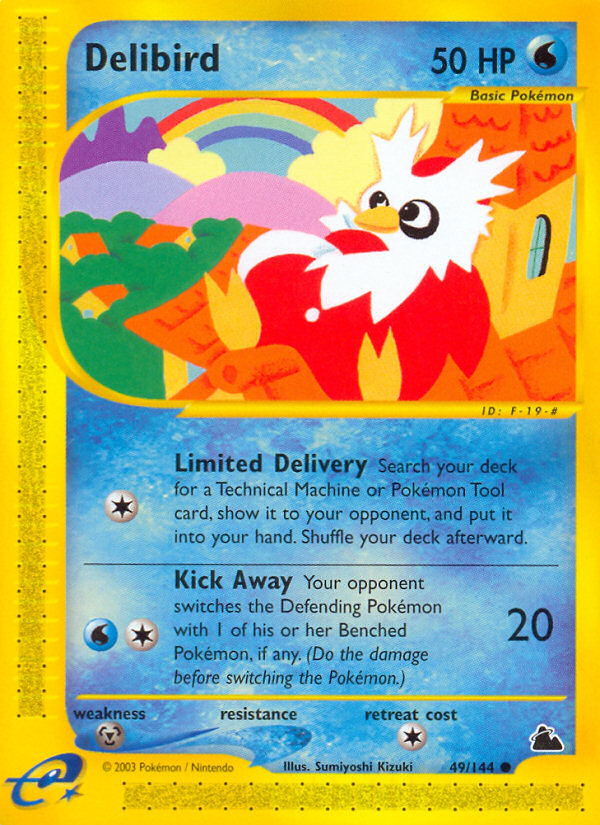 Delibird (49/144) [Skyridge] | Dumpster Cat Games