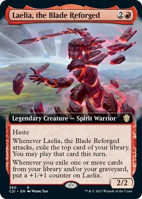 Laelia, the Blade Reforged (Extended) [Commander 2021] | Dumpster Cat Games