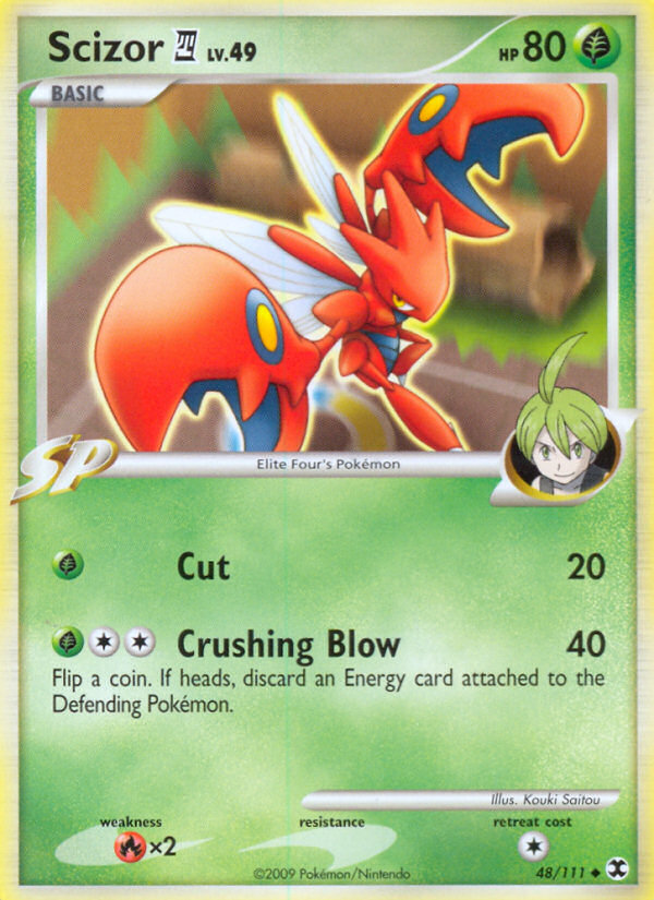 Scizor (48/111) [Platinum: Rising Rivals] | Dumpster Cat Games