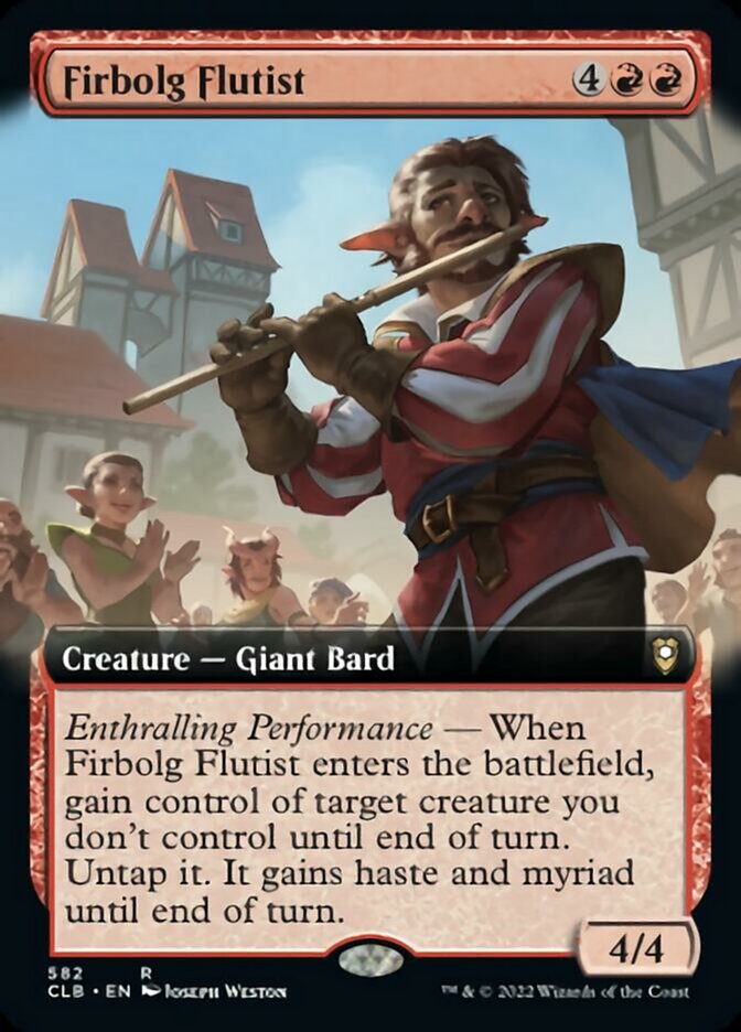 Firbolg Flutist (Extended Art) [Commander Legends: Battle for Baldur's Gate] | Dumpster Cat Games