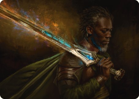 Anduril, Flame of the West Art Card [The Lord of the Rings: Tales of Middle-earth Art Series] | Dumpster Cat Games