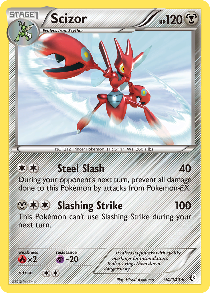 Scizor (94/149) [Black & White: Boundaries Crossed] | Dumpster Cat Games