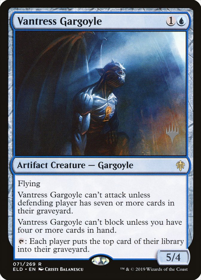 Vantress Gargoyle (Promo Pack) [Throne of Eldraine Promos] | Dumpster Cat Games