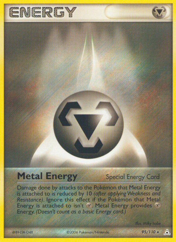 Metal Energy (95/110) [EX: Holon Phantoms] | Dumpster Cat Games