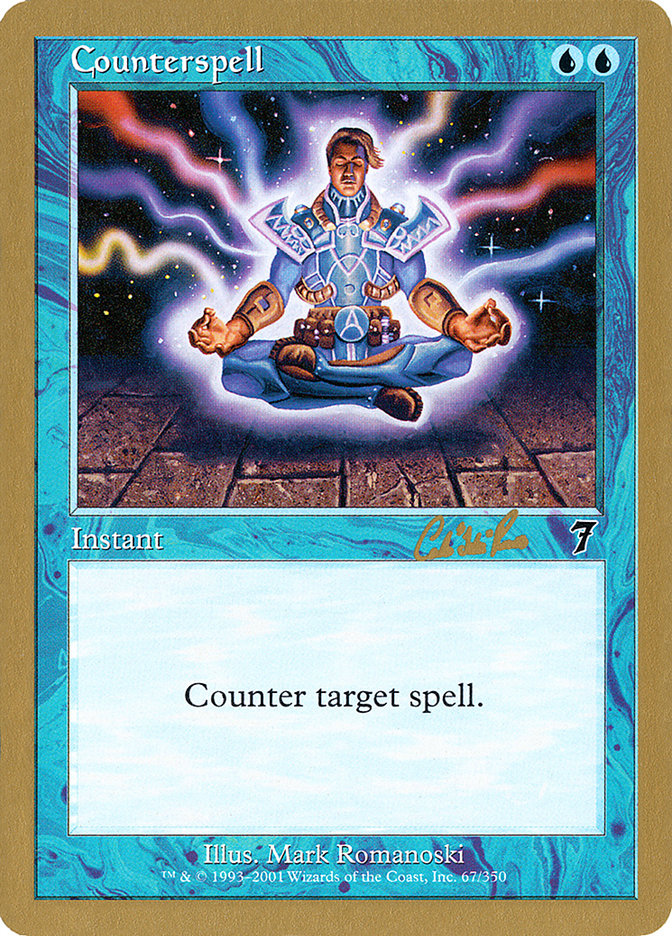 Counterspell (Carlos Romao) [World Championship Decks 2002] | Dumpster Cat Games