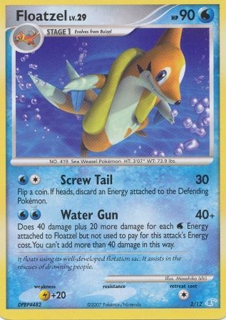 Floatzel (2/12) [Diamond & Pearl: Trainer Kit - Manaphy] | Dumpster Cat Games