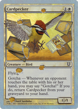 Cardpecker (Alternate Foil) [Unhinged] | Dumpster Cat Games