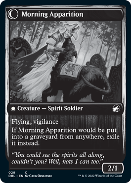 Mourning Patrol // Morning Apparition [Innistrad: Double Feature] | Dumpster Cat Games