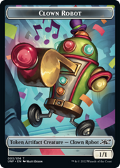 Clown Robot (003) // Storm Crow Double-sided Token [Unfinity Tokens] | Dumpster Cat Games