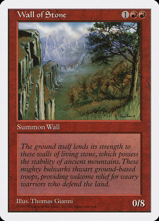 Wall of Stone [Fifth Edition] | Dumpster Cat Games