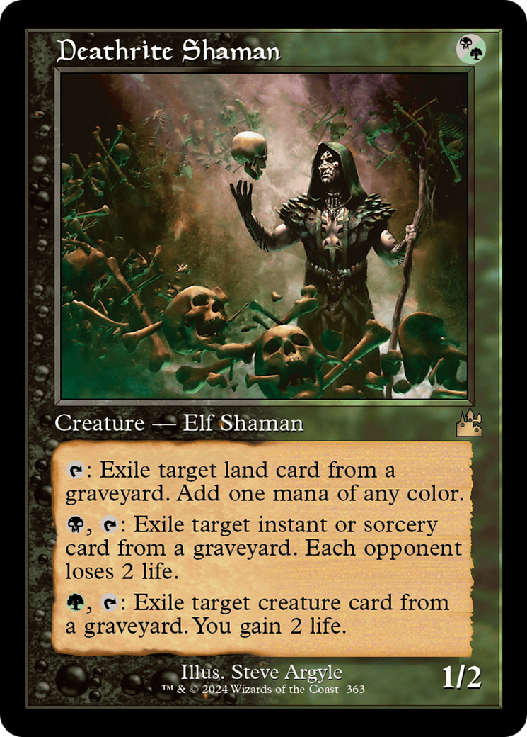 Deathrite Shaman (Retro Frame) [Ravnica Remastered] | Dumpster Cat Games