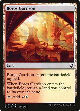 Boros Garrison [Commander 2019] | Dumpster Cat Games