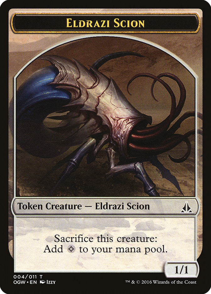 Eldrazi Scion (004/011) [Oath of the Gatewatch Tokens] | Dumpster Cat Games