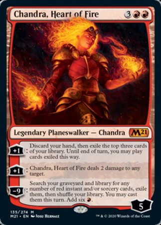 Chandra, Heart of Fire [Core Set 2021] | Dumpster Cat Games