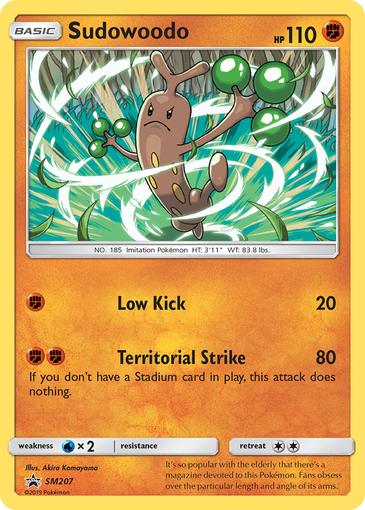 Sudowoodo (SM207) [Sun & Moon: Black Star Promos] | Dumpster Cat Games