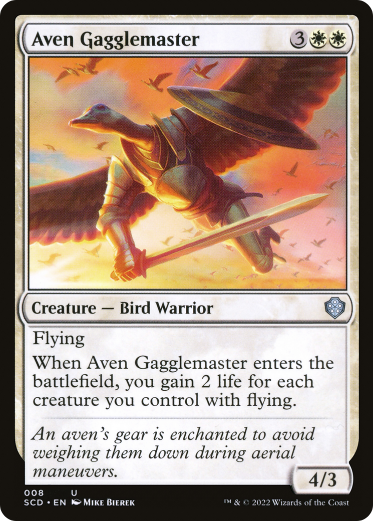 Aven Gagglemaster [Starter Commander Decks] | Dumpster Cat Games