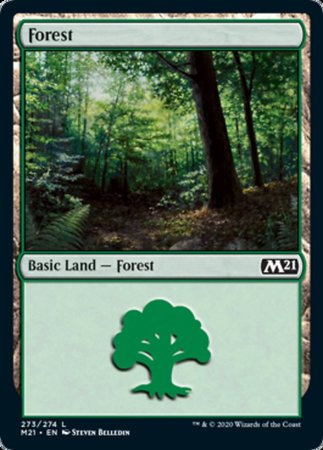 Forest (273) [Core Set 2021] | Dumpster Cat Games