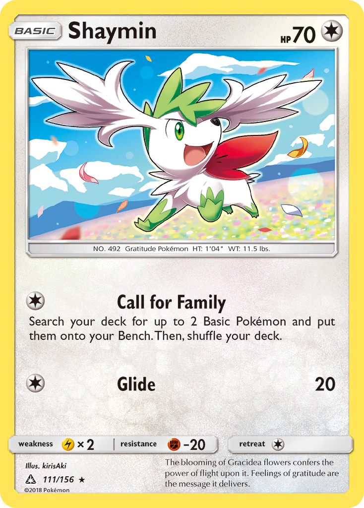 Shaymin (111/156) [Sun & Moon: Ultra Prism] | Dumpster Cat Games