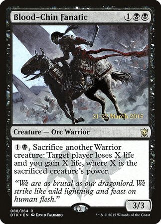 Blood-Chin Fanatic [Dragons of Tarkir Promos] | Dumpster Cat Games