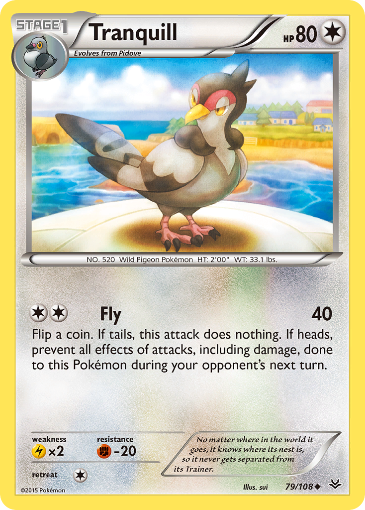 Tranquill (79/108) [XY: Roaring Skies] | Dumpster Cat Games