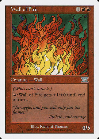 Wall of Fire [Classic Sixth Edition] | Dumpster Cat Games